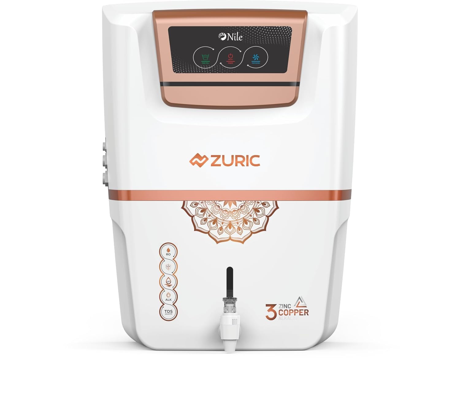 Aqua Zuric RO Purifier – Multi‑Stage Purification with Alkaline, Copper & TDS Control