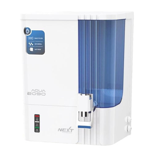 AQUA 2090 RO + Copper Water Purifier with Auto TDS| 10L Storage | Suitable for Borewell & Municipal Water | Wall-Mountable RO System for Home
