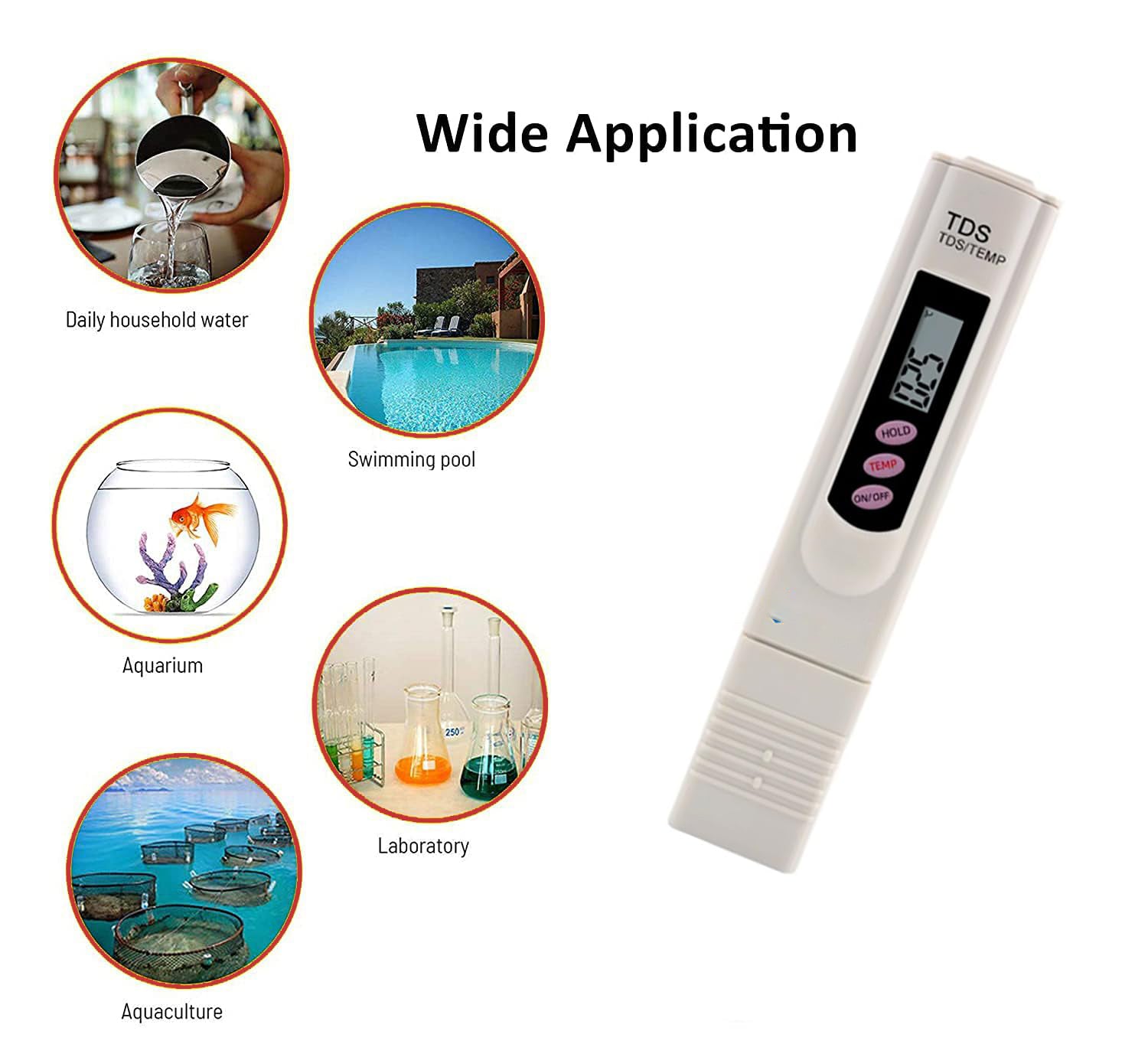 Digital TDS Meter for Water Testing – Portable Pen Type for RO & Drinking Water Quality Check