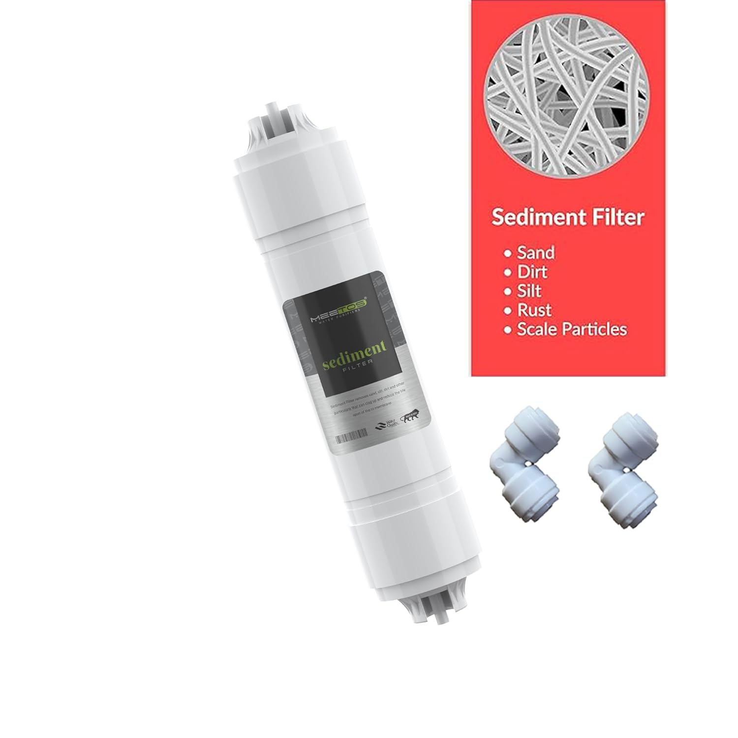 Domestic RO Inline Filter Set | Pre & Post Filters for RO Water Purifiers | Easy Fit Replacement Random Brand