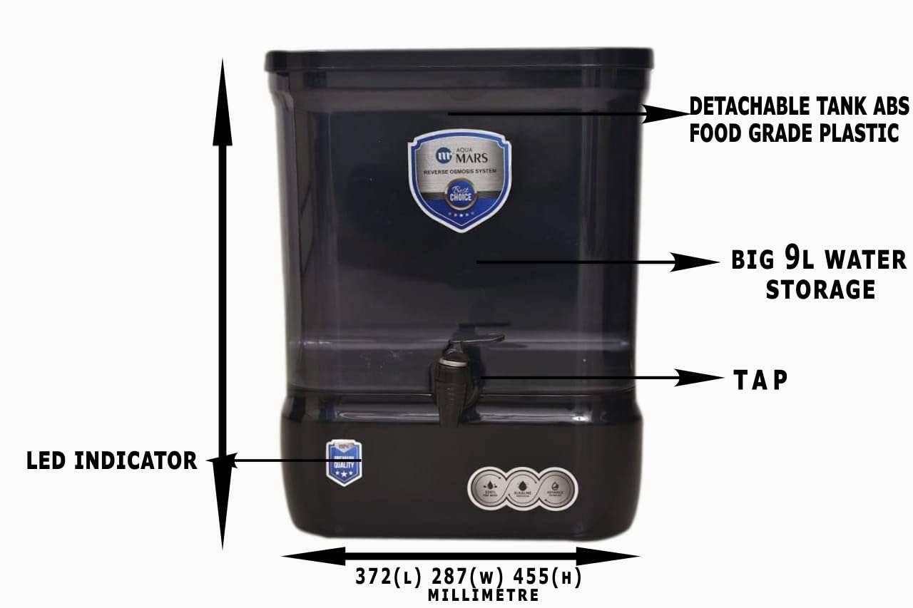 Aqua Mars RO + Minerals Water Purifier – Advanced Filtration with Essential Mineral Retention