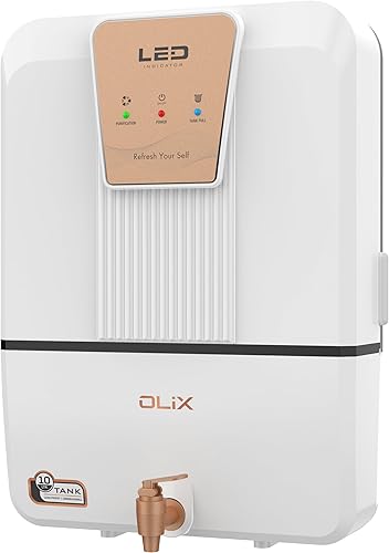 OLIX 15 L RO + UV + UF + Alkaline + Copper Water Purifier  (White) Be the first to Review this product