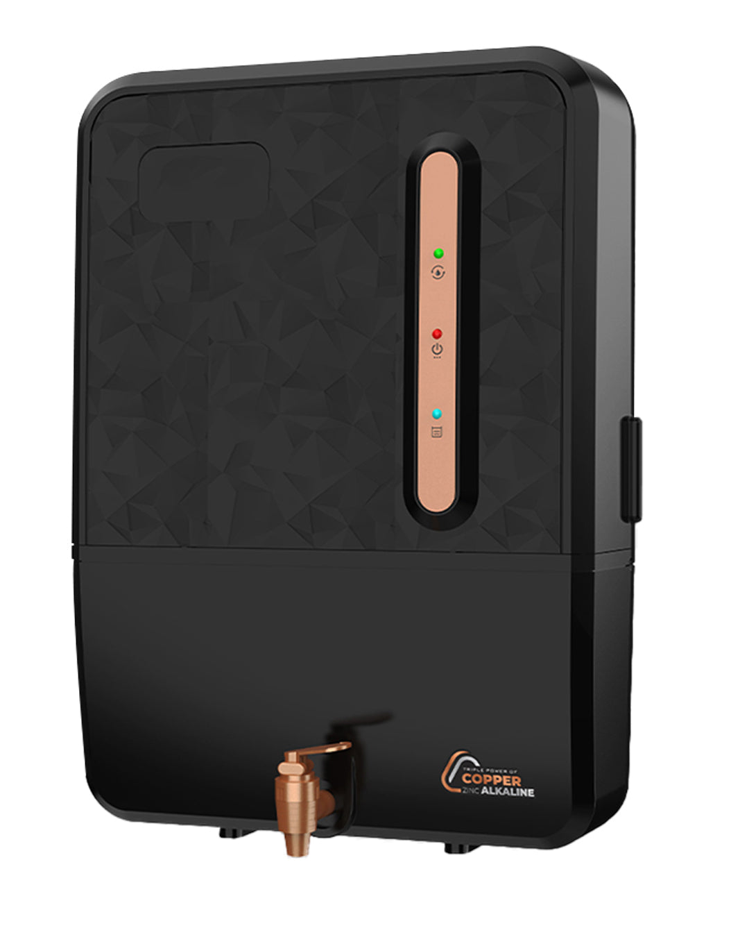 Aqua Relax 15 L RO + UF + Minerals + Copper Water Purifier  (Black)